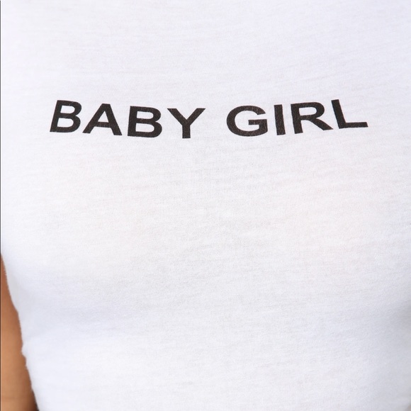 I’m His Baby Girl Tee -White - Picture 2 of 7